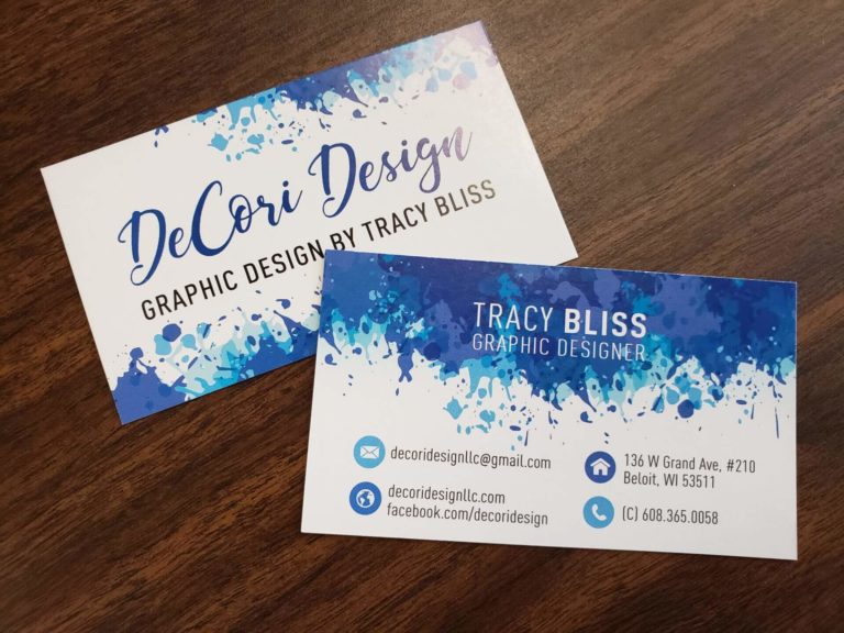 Decori Design business cards